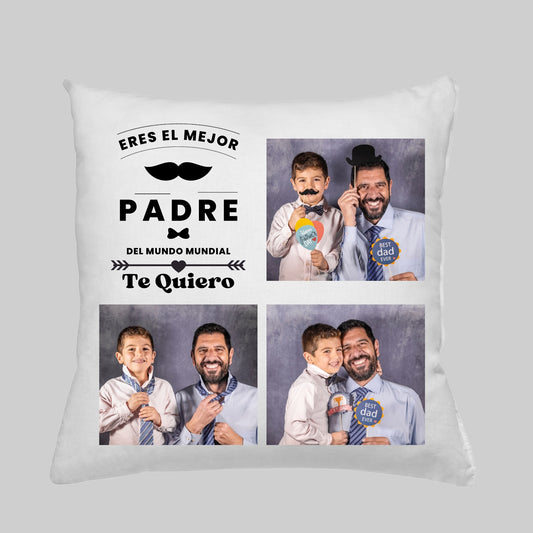 Cojín "Eres el mejor padre"
