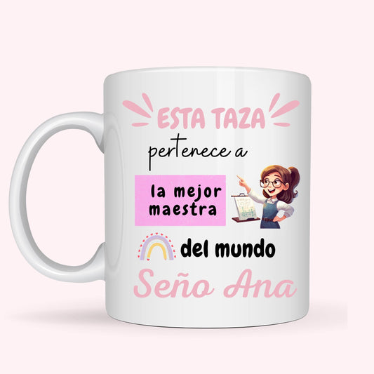 Taza "mejor maestra"