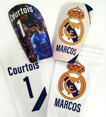 Espinilleras + portaespinilleras personalizadas