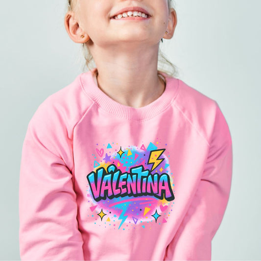 Sudadera niña con nombre
