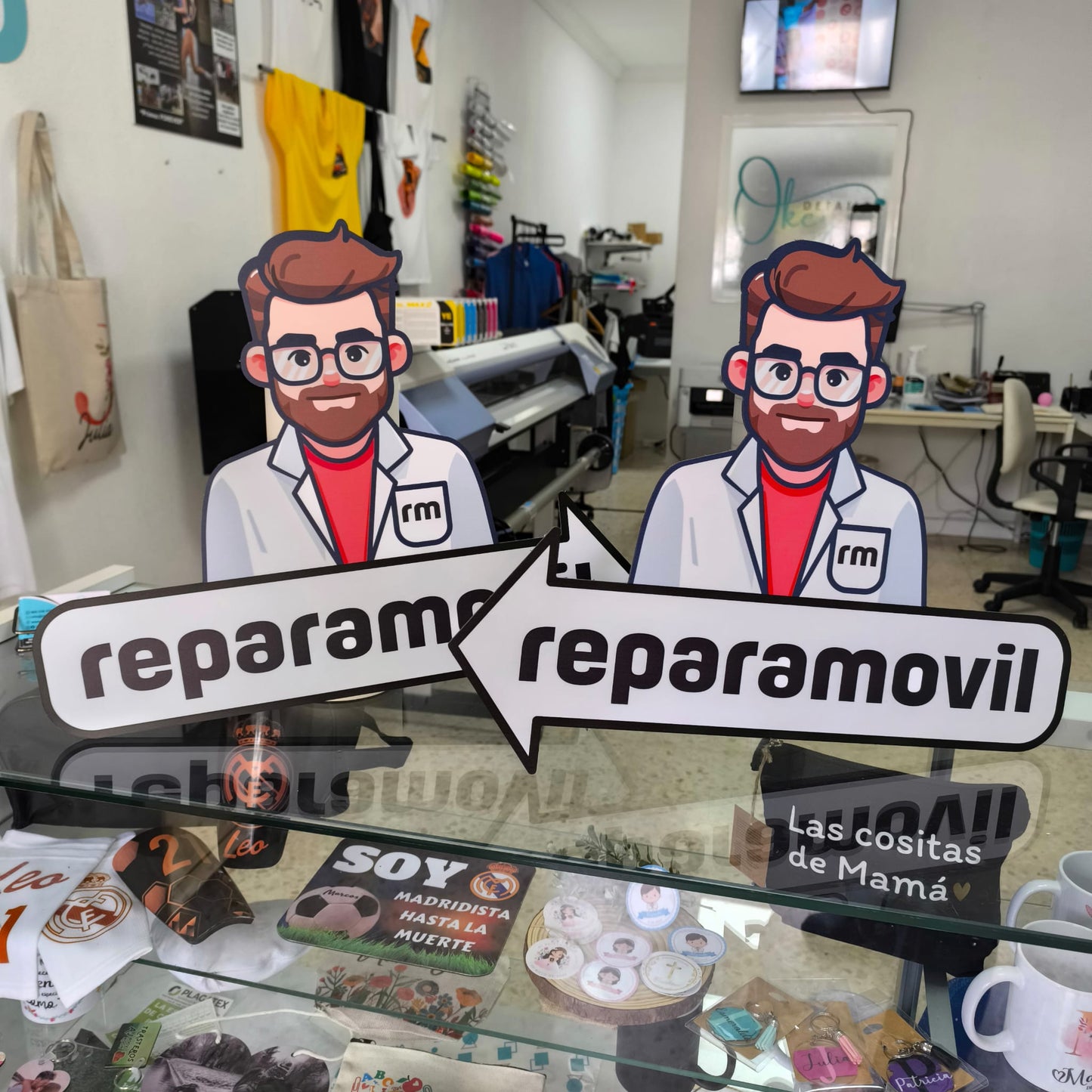 Cartel señalización retrato personalizado aluminio (dibond)