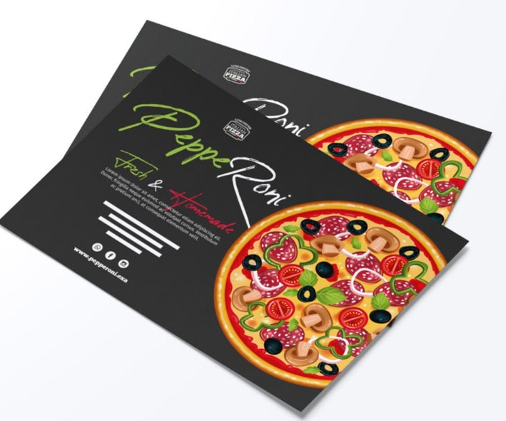 Flyers tamaño A6 (10,5 x 14,8 cm)