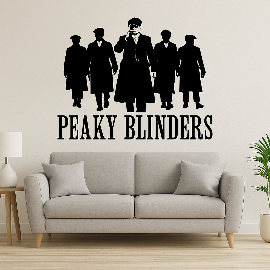 Vinilo decorativo de los Peaky Blinders