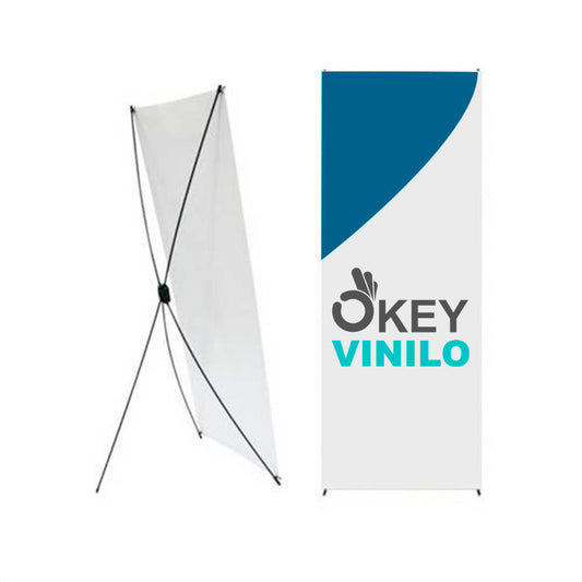 X banner 60 x 160 cm.